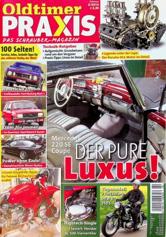 Deckblatt Oldtimer Praxis (02/2014)